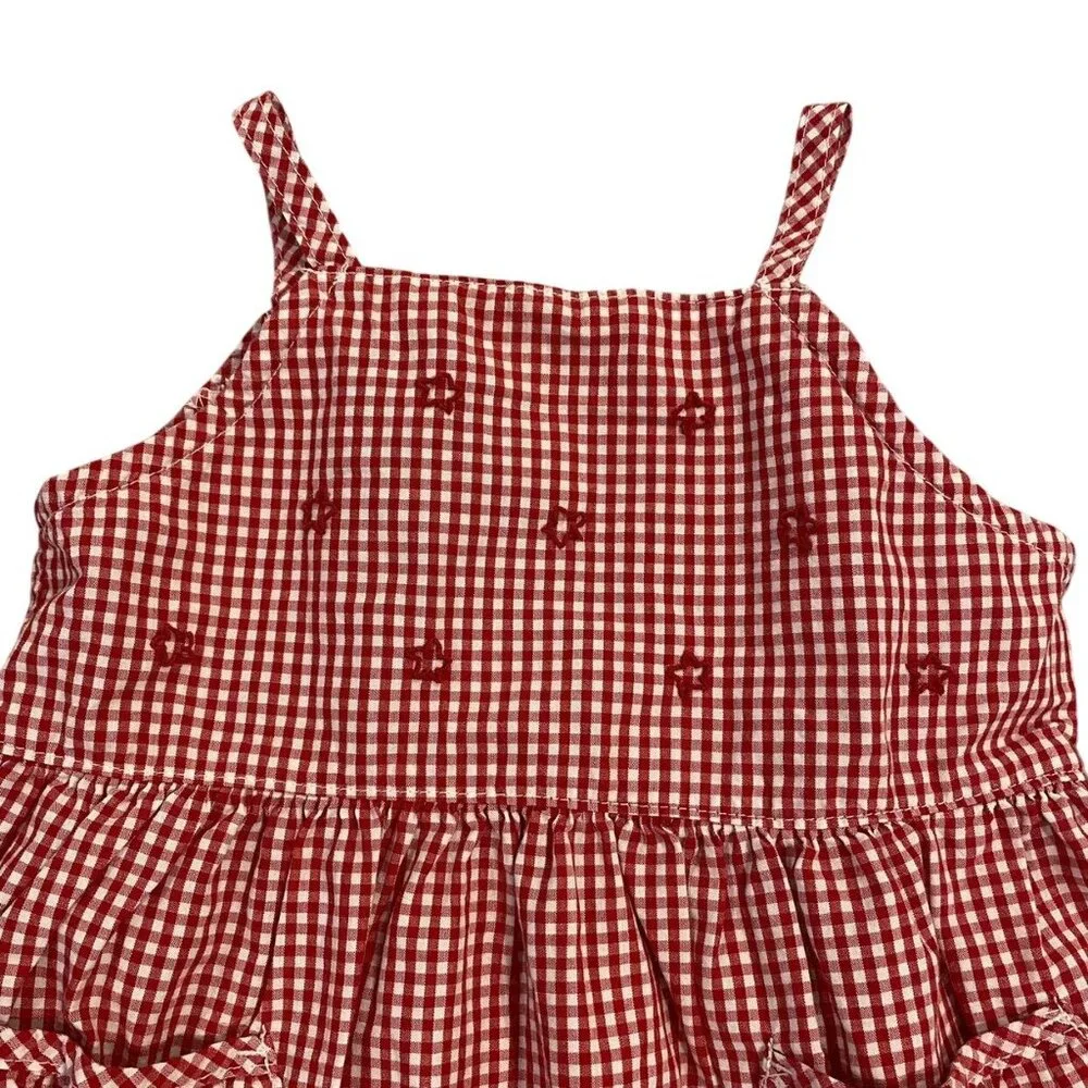 OshKosh 18m Red Gingham Star Dress